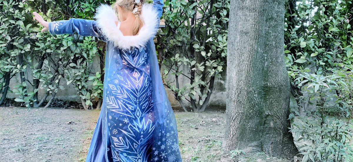 vestito carnevale frozen