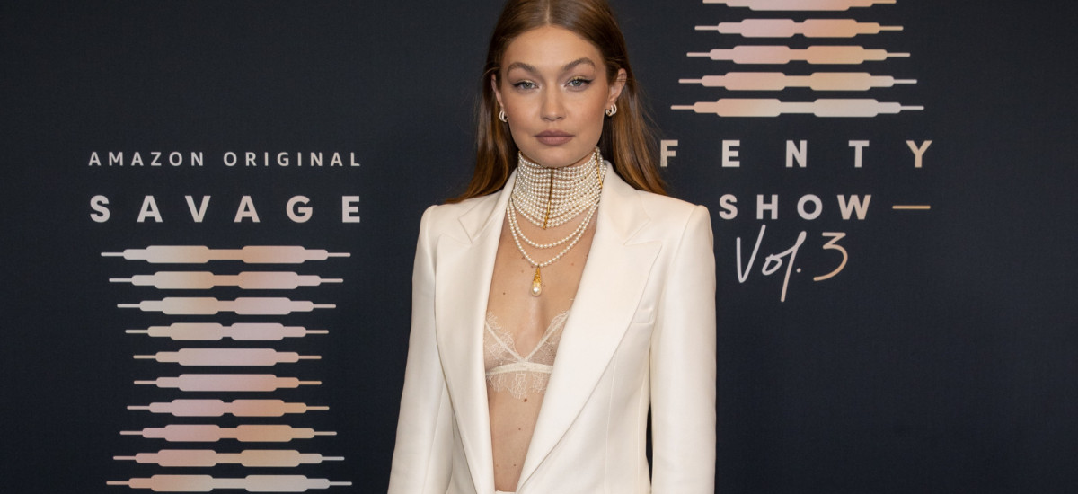 LOS ANGELES, CALIFORNIA - SEPTEMBER 22: In this image released on September 22, Gigi Hadid attends Rihanna's Savage X Fenty Show Vol. 3 presented by Amazon Prime Video at The Westin Bonaventure Hotel & Suites in Los Angeles, California; and broadcast on September 24, 2021. (Photo by Emma McIntyre/Getty Images for Rihanna's Savage X Fenty Show Vol. 3 Presented by Amazon Prime Video)
