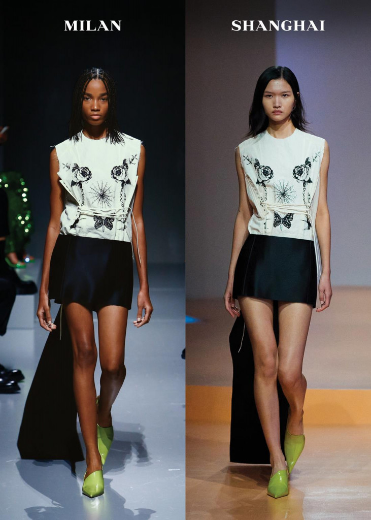 sfilata prada primavera-estate 2022 collezione donna milano fashion week