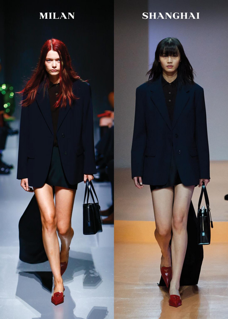 sfilata prada primavera-estate 2022 collezione donna milano fashion week