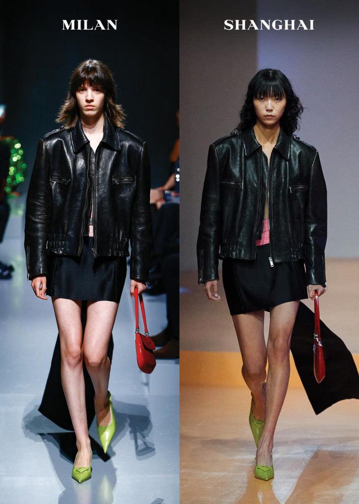 sfilata prada primavera-estate 2022 collezione donna milano fashion week