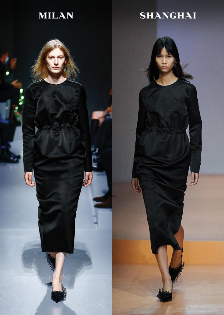sfilata prada primavera-estate 2022 collezione donna milano fashion week
