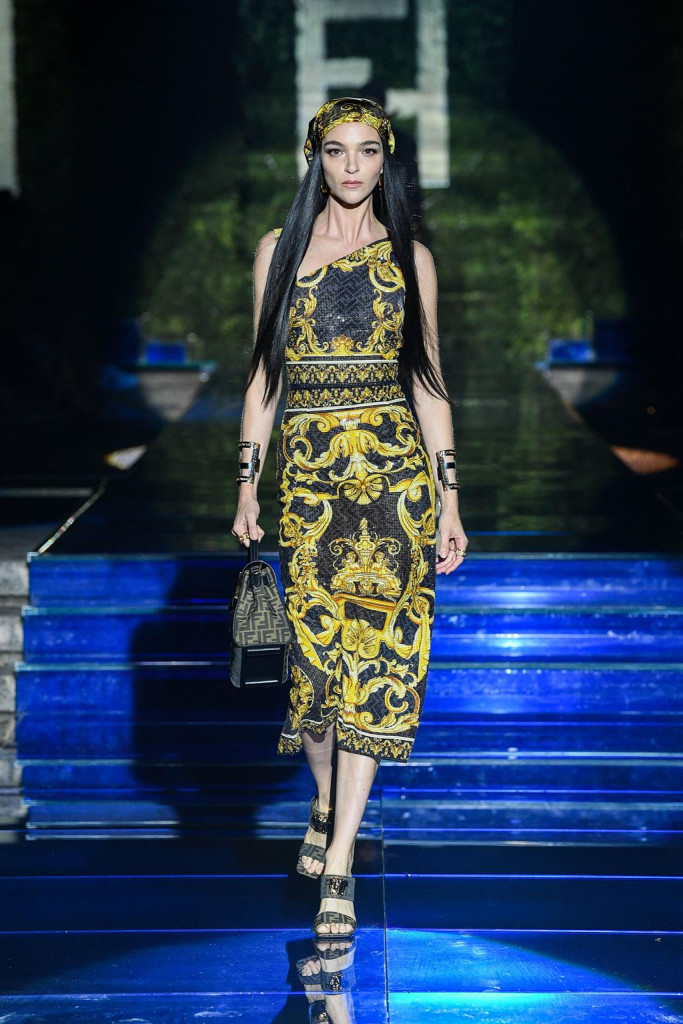 versace by fendi - fendi by versace - foto sfilata