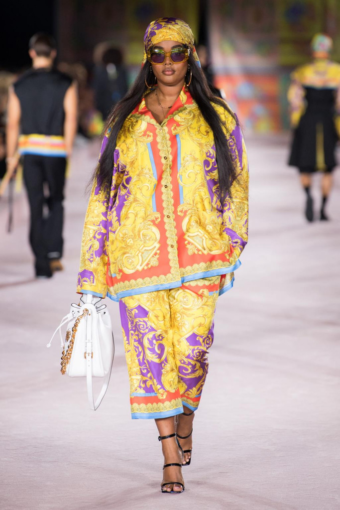 versace donna primavera-estate 2022 milano fashion week