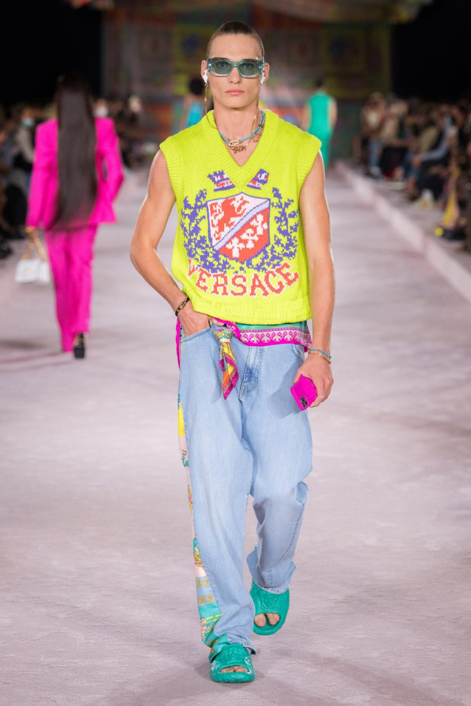versace donna primavera-estate 2022 milano fashion week