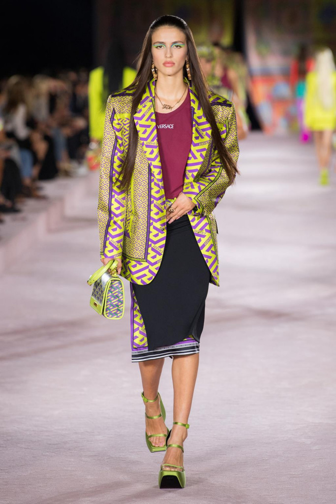 versace donna primavera-estate 2022 milano fashion week