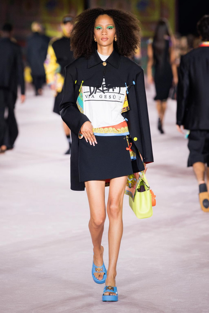 versace donna primavera-estate 2022 milano fashion week