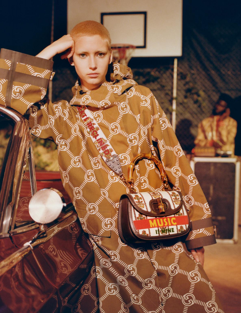 gucci campagna pubblicitaria collezione 100