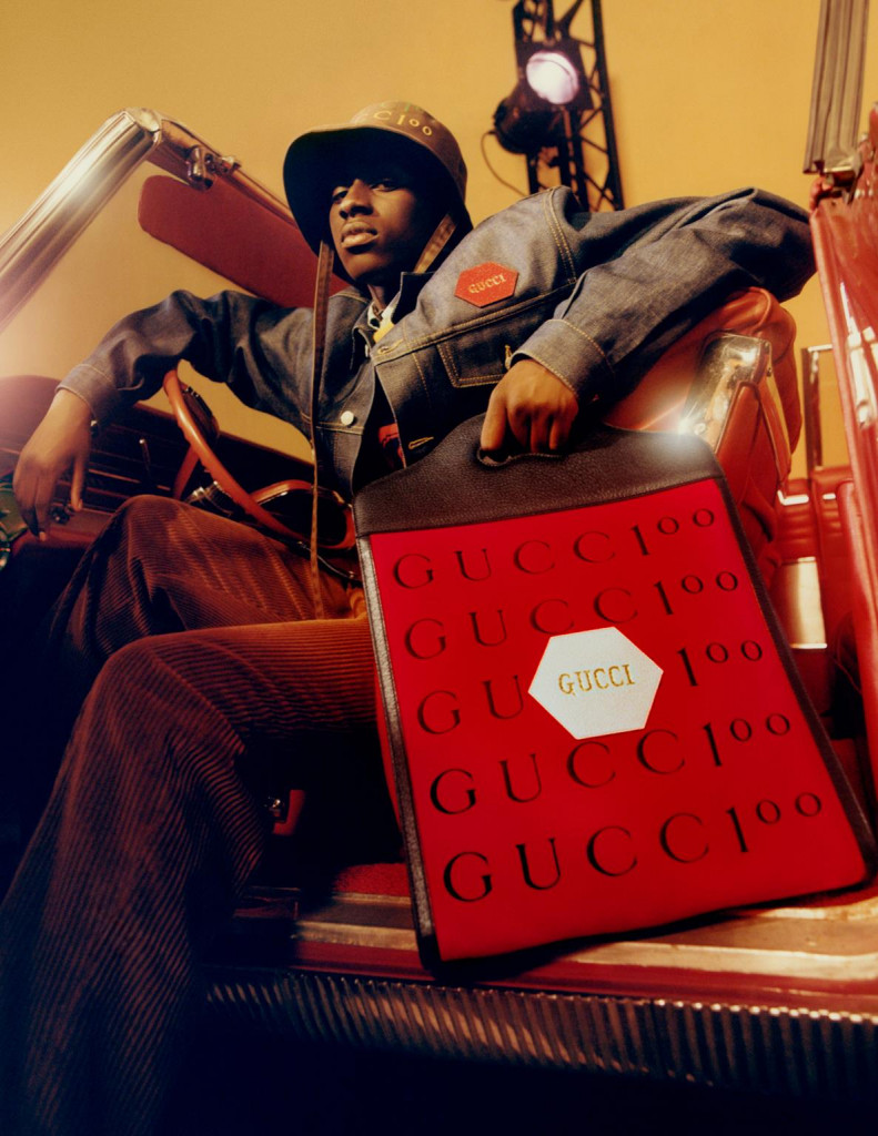 gucci campagna pubblicitaria collezione 100