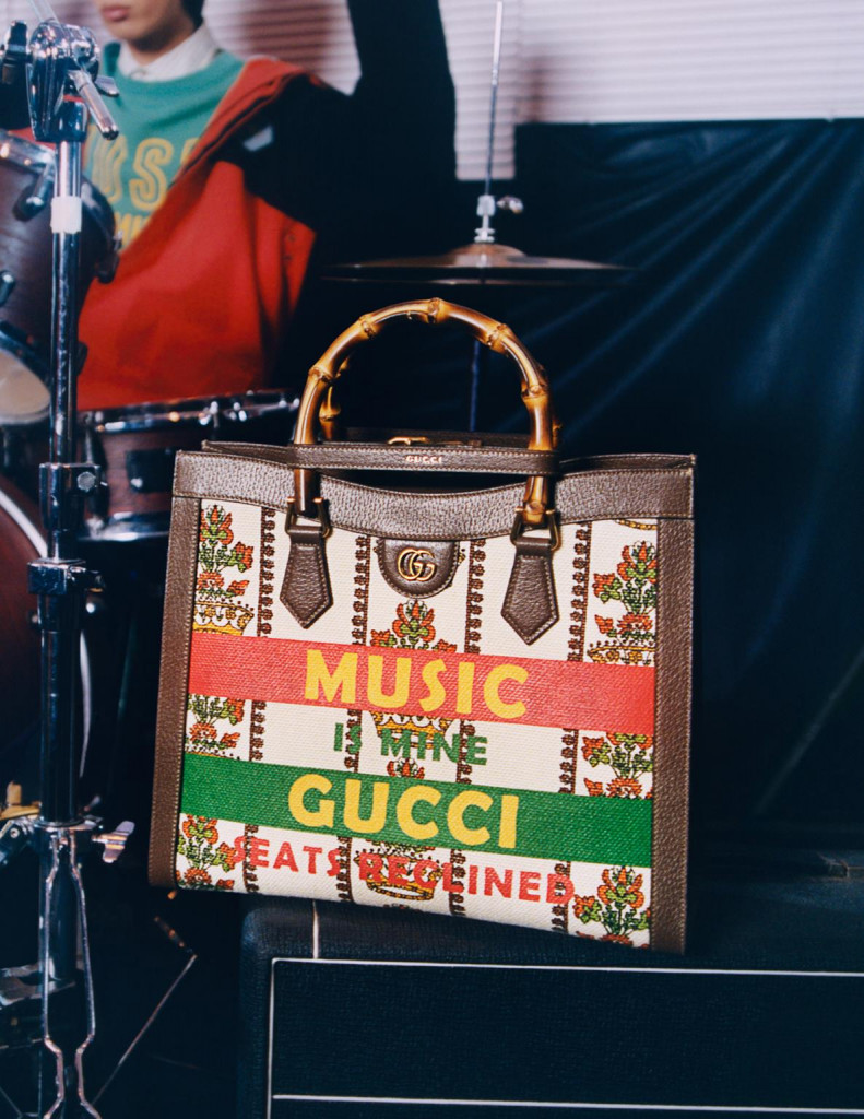 gucci campagna pubblicitaria collezione 100