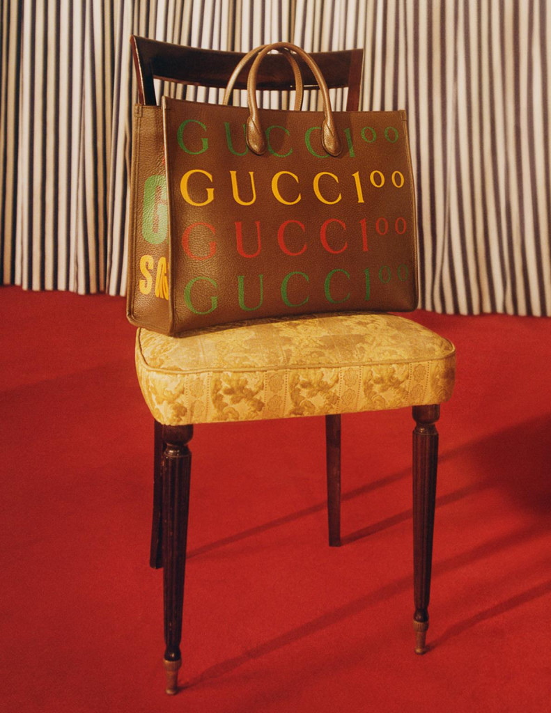 gucci campagna pubblicitaria collezione 100