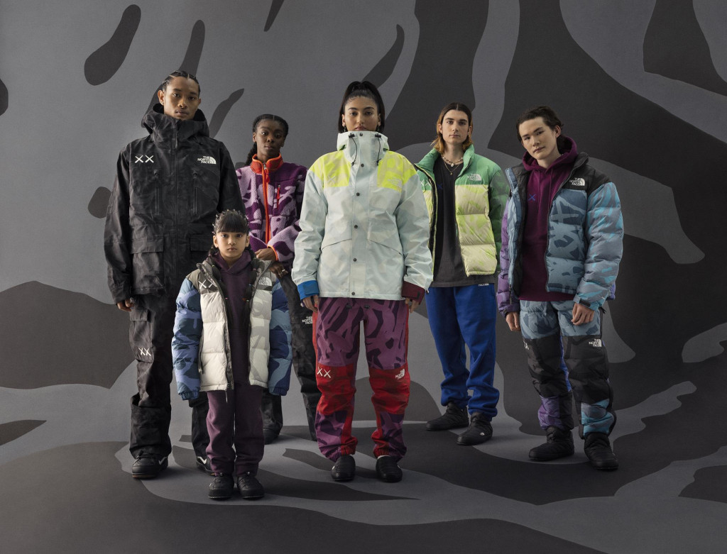 the north face kaws collaborazione foto