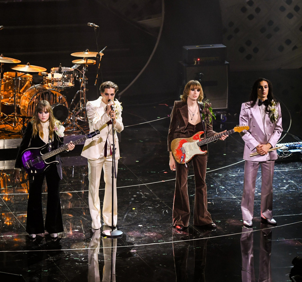 Maneskin in Gucci (ph: SGP Italia)