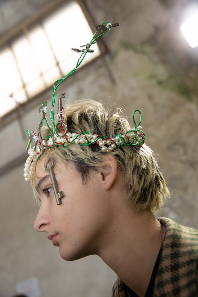 backstage sfilata marni collezione autunno inverno milano fashion week