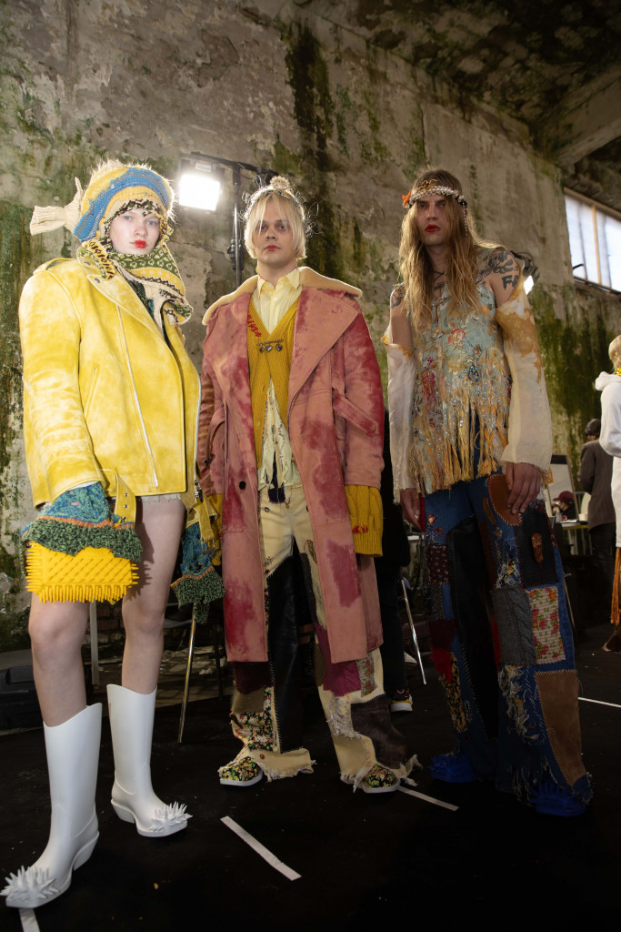 backstage sfilata marni collezione autunno inverno milano fashion week