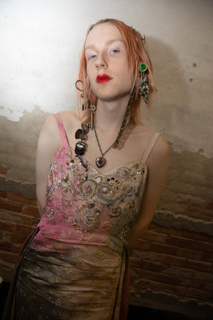 backstage sfilata marni collezione autunno inverno milano fashion week