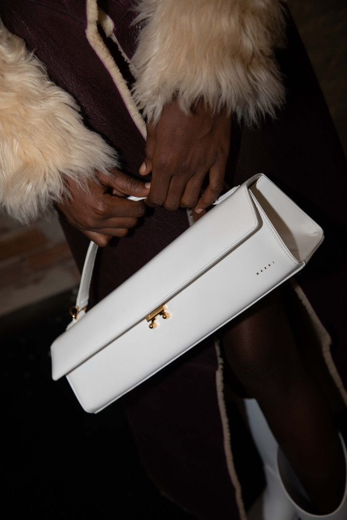 backstage sfilata marni collezione autunno inverno milano fashion week