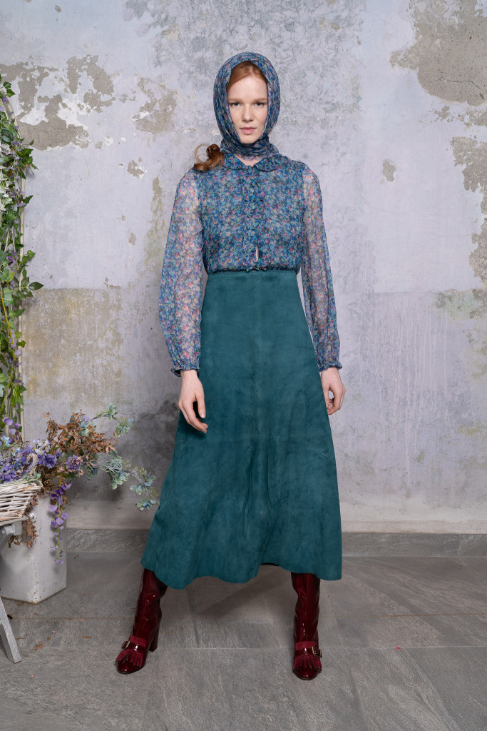 sfilata luisa beccaria collezione donna autunno inverno milano fashion week