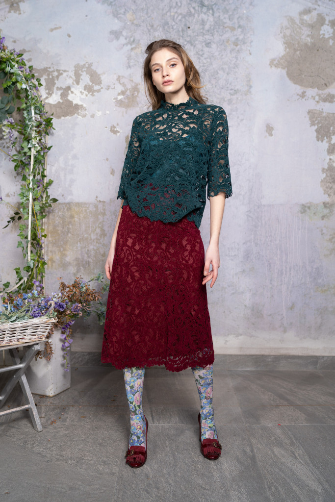 sfilata luisa beccaria collezione donna autunno inverno milano fashion week