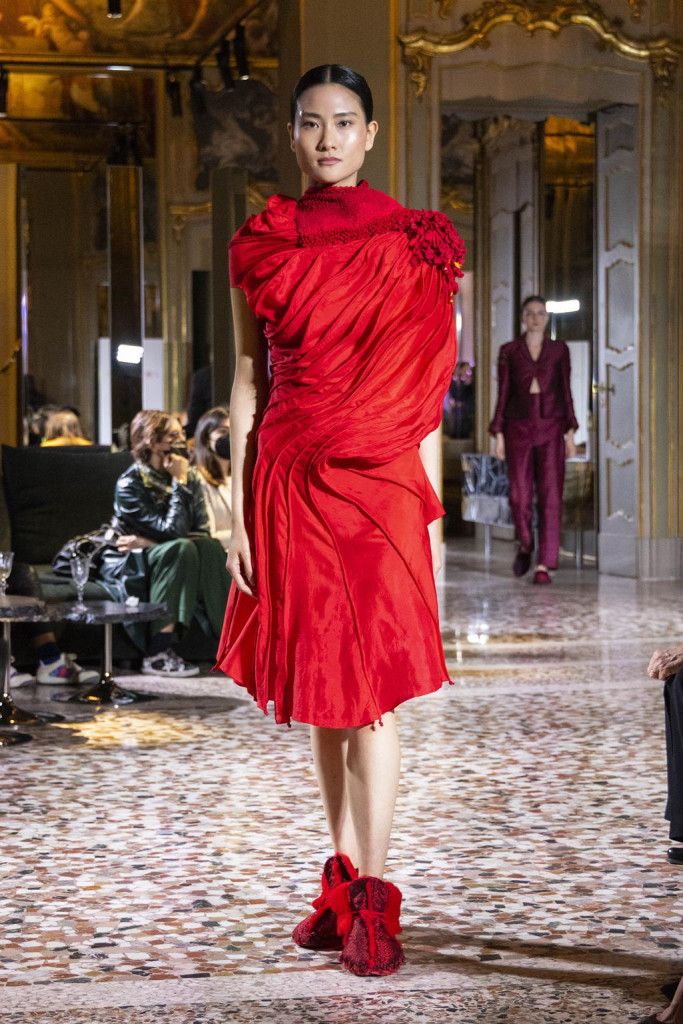 sfilata vaishali collezione donna autunno inverno milano fashion week