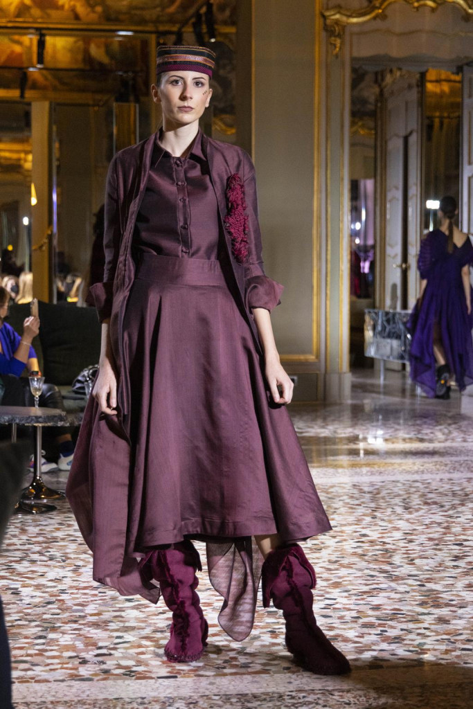 sfilata vaishali collezione donna autunno inverno milano fashion week