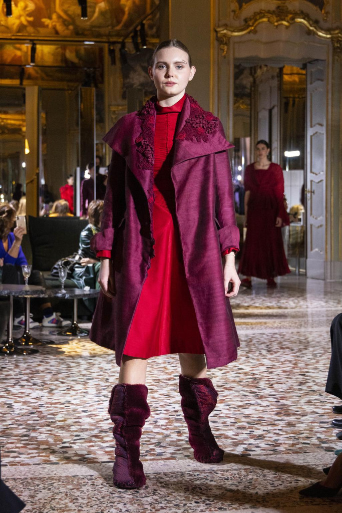 sfilata vaishali collezione donna autunno inverno milano fashion week