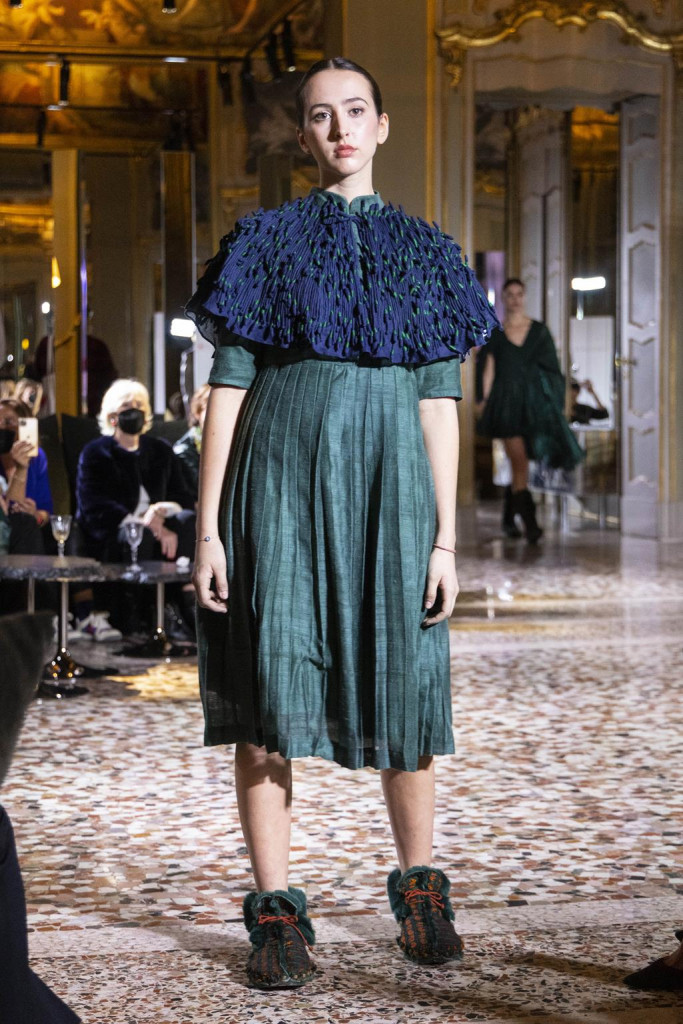 sfilata vaishali collezione donna autunno inverno milano fashion week