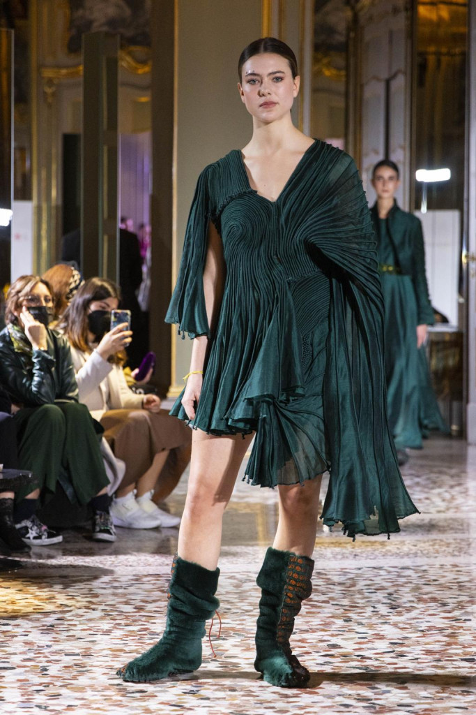 sfilata vaishali collezione donna autunno inverno milano fashion week