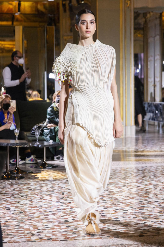 sfilata vaishali collezione donna autunno inverno milano fashion week
