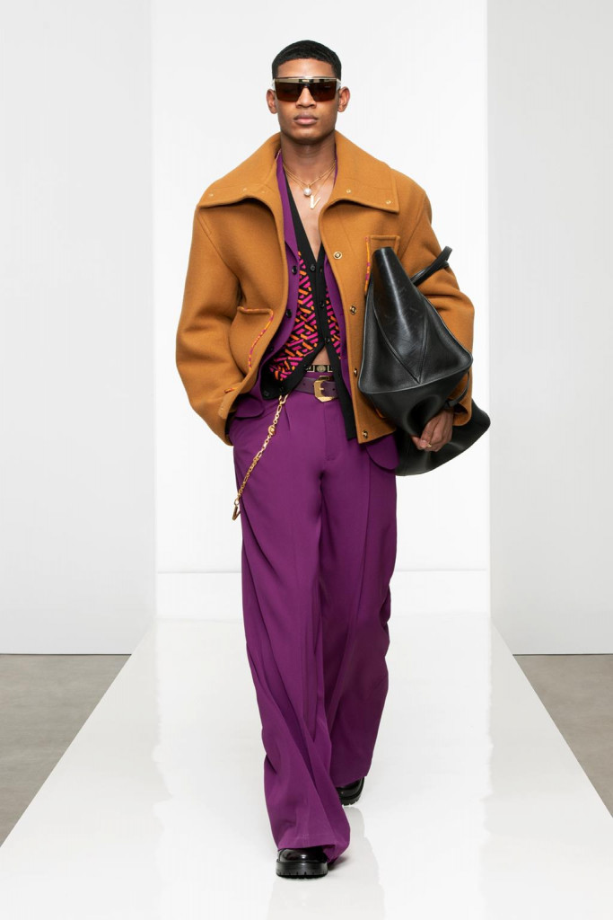 sfilata versace autunno inverno collezione uomo