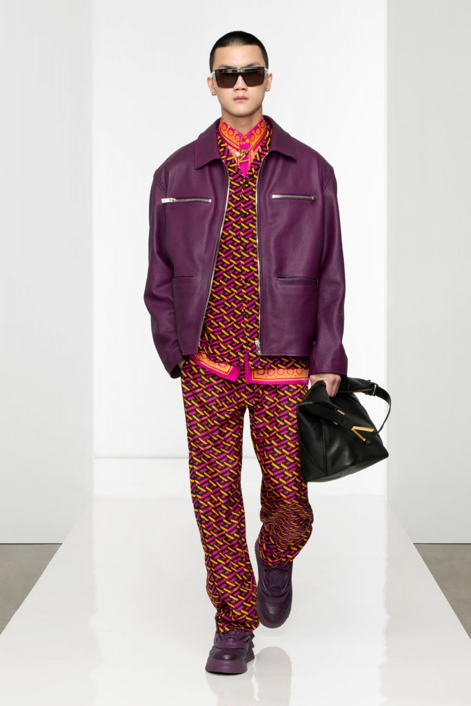 sfilata versace autunno inverno collezione uomo
