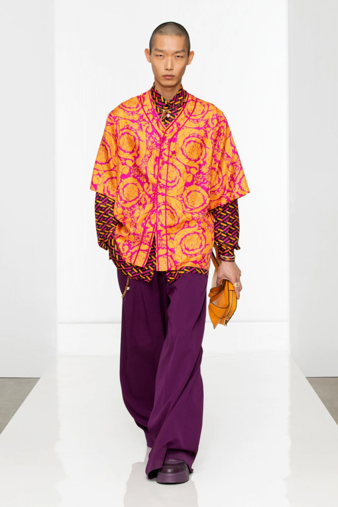 sfilata versace autunno inverno collezione uomo
