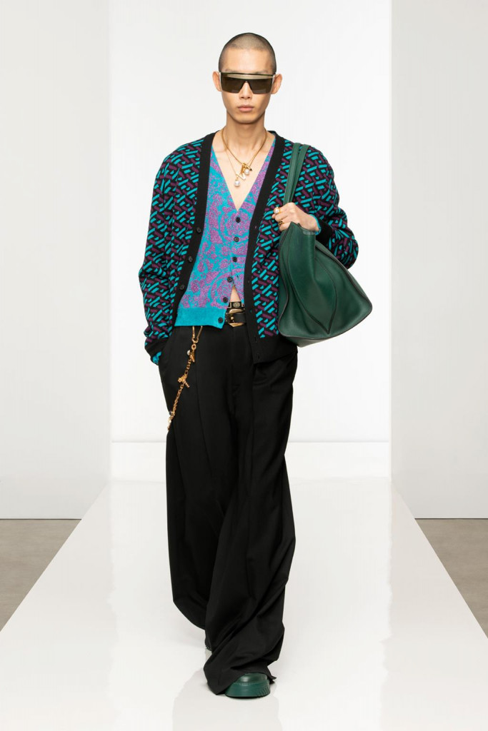 sfilata versace autunno inverno collezione uomo