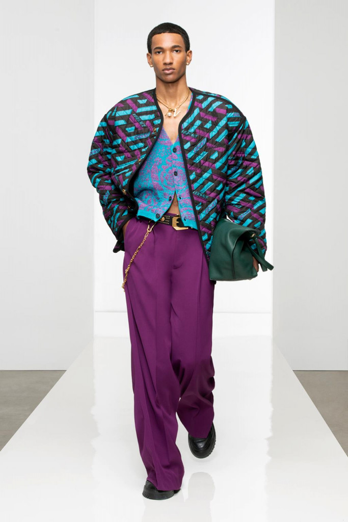 sfilata versace autunno inverno collezione uomo