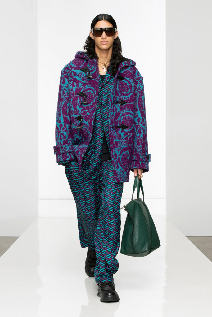 sfilata versace autunno inverno collezione uomo