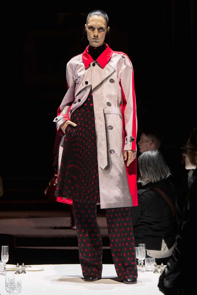 sfilata burberry donna autunno inverno