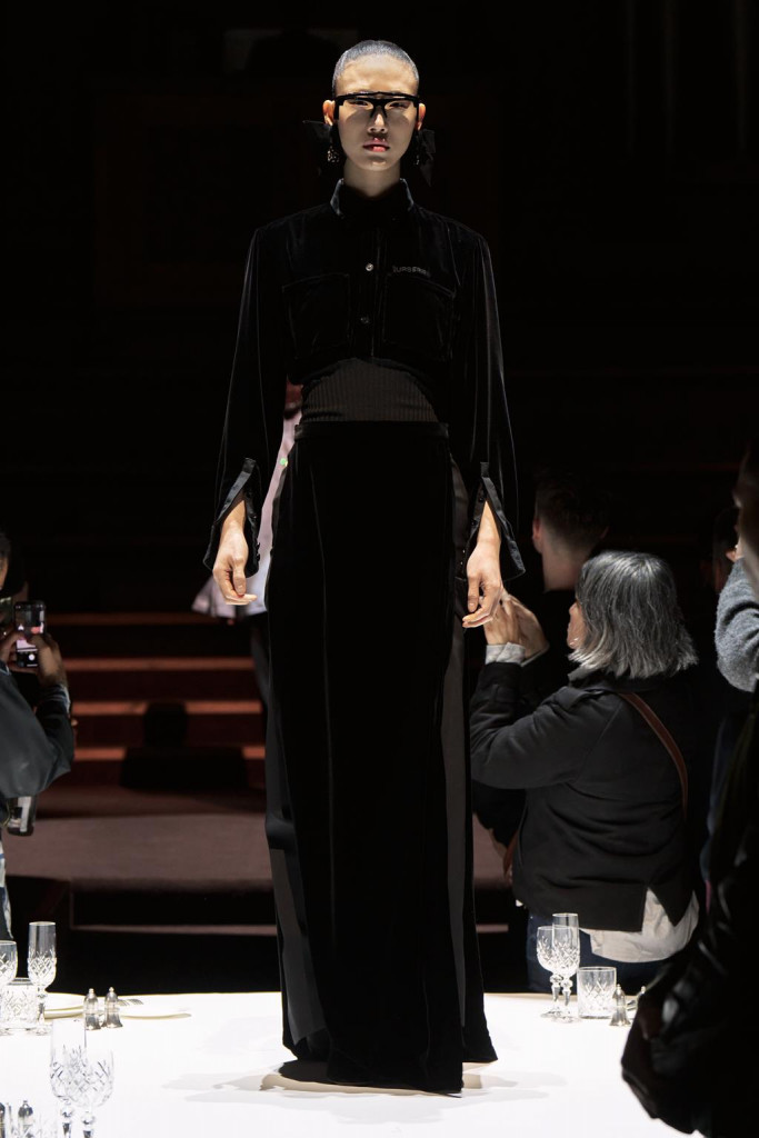 sfilata burberry donna autunno inverno