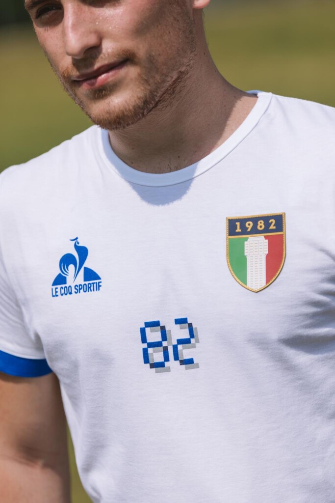 capsule collection le coq sportif anniversario vittoria mondiale 1982 in spagna