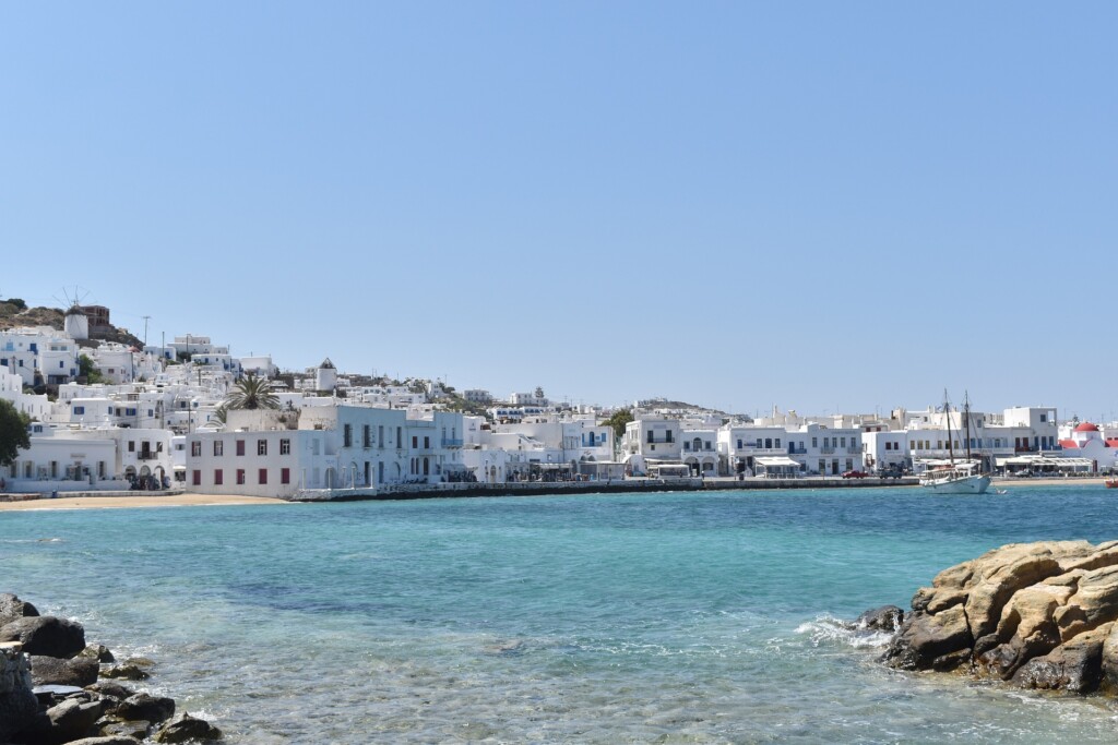 mykonos grecia spiaggia