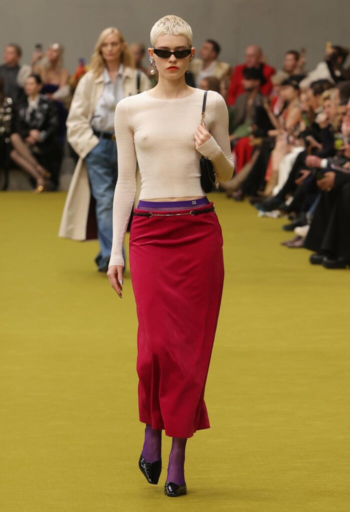 gucci collezione donna foto sfilata autunno inverno