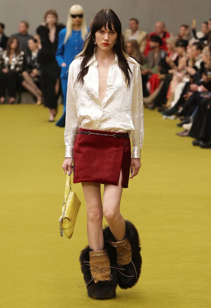 gucci collezione donna foto sfilata autunno inverno