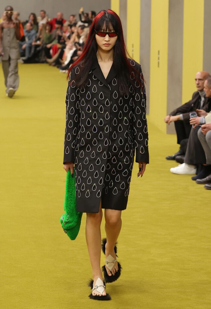 gucci collezione donna foto sfilata autunno inverno