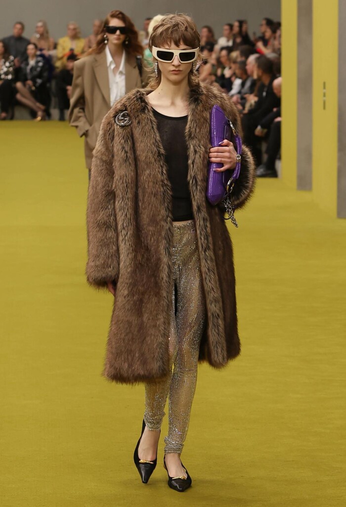 gucci collezione donna foto sfilata autunno inverno