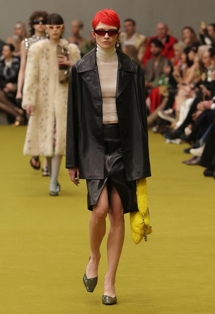 gucci collezione donna foto sfilata autunno inverno