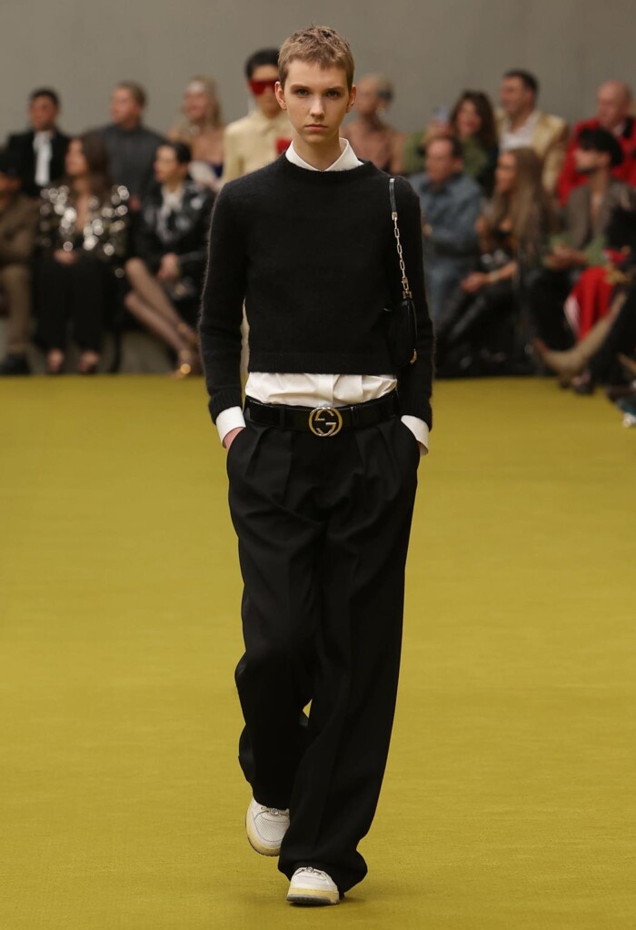 gucci collezione donna foto sfilata autunno inverno