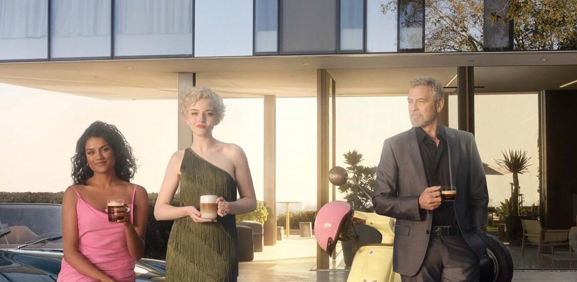 Nespresso - The Bet - George Clooney, Julia Garner, Simone Ashley