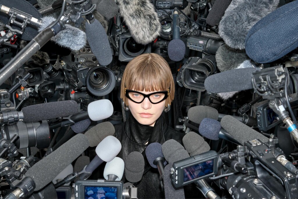 nuova campagna pubblicitaria balenciaga fw eyewear occhiali da vista occhiali da sole