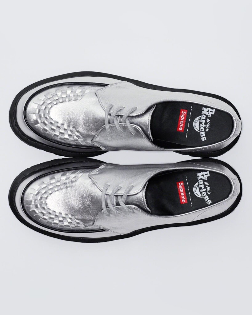 dr martens x supreme modello ramsey creeper nuova collaborazione foto