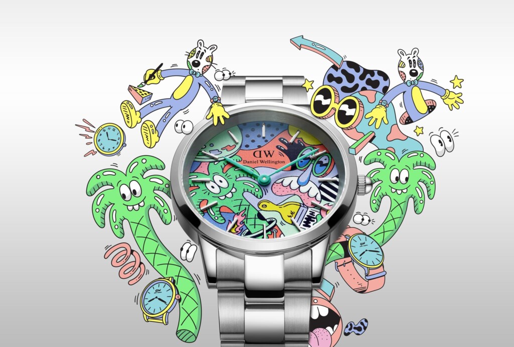 collaborazione daniel wellington e steven harrington orologi arte design