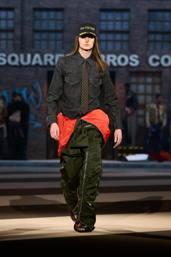 sfilata dsquared2 collezione autunno inverno 2025 celebra 30 anni brand milano fashion week foto